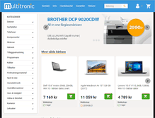 Tablet Screenshot of multitronic.se